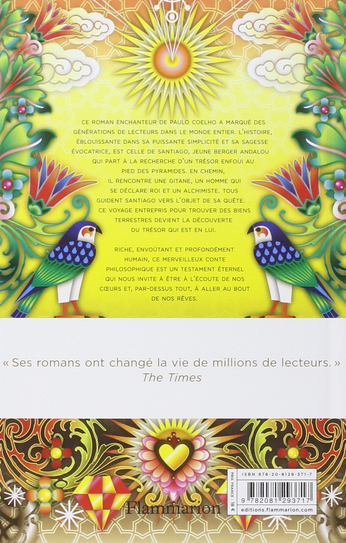 L Alchimiste Edition Anniversaire Litterature Etrangere French Edition Coelho Paulo Amazon Com Books