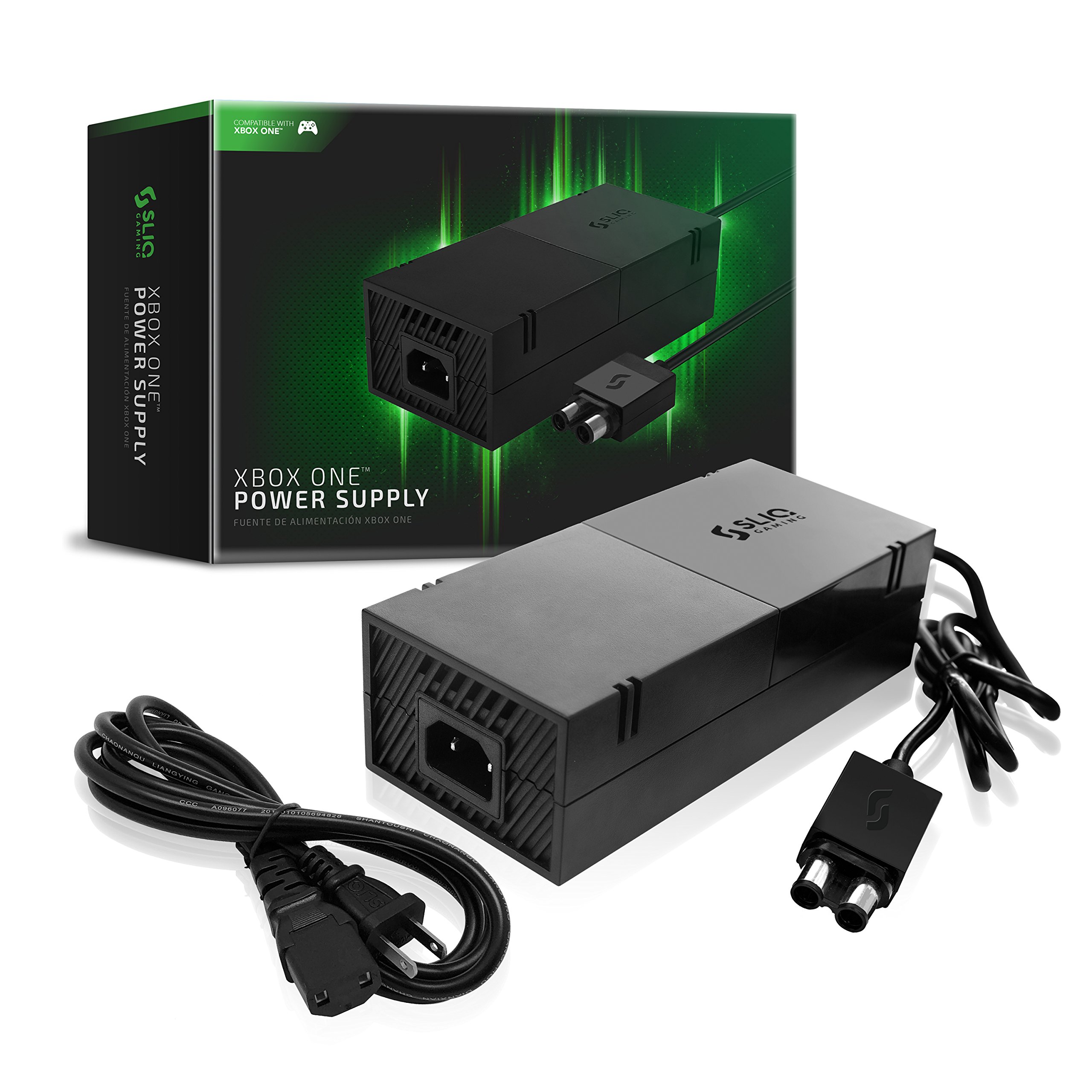 Sliq Gaming Official Xbox One Power Supply with Power Cable Includes