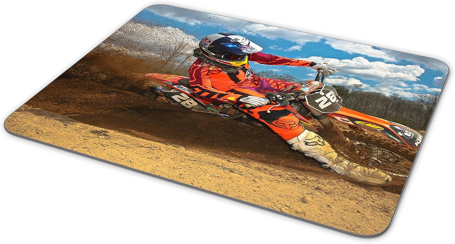 Motocross Mouse Pad Mat Motorbike Biker Son Kids Fun Computer PC #8087 - Image 5