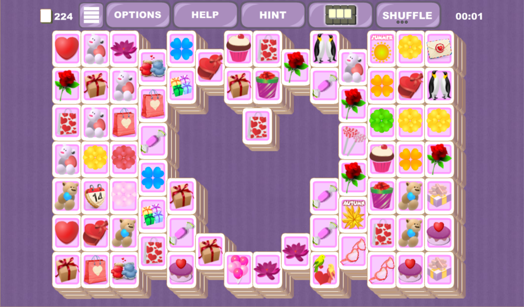 Valentine Mahjong Tiles (Kindle Tablet Edition) - Thumbnail 4