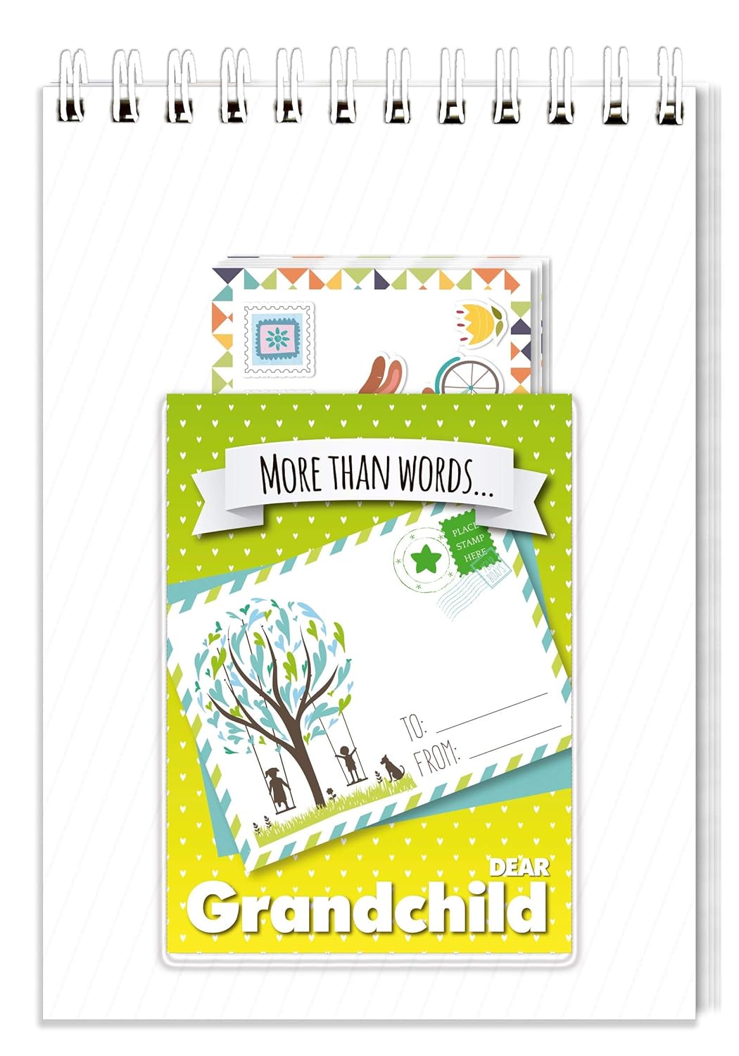 写真を貼り付けます B07f6gys 今すぐ書きましょう スクラップブック Grandchild メモリーブック おばあちゃんへの美しい贈り物 ステッカー0枚とインスピレーションを与えるラブ引用句 ベビーアルバム 21a W新作 送料無料