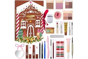 Makeup Advent Calendar 2025, 24 Days Individually Boxed Christmas Makeup Sets, 2025 Xmas Countdown Calendar Makeup & Cosmetic, Gift for Women Teens Girls