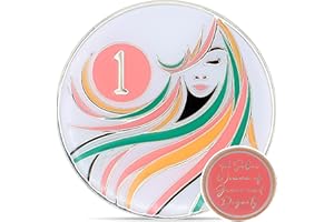 THE TOKEN SHOP 1 Year Sobriety Coin | A Sober Woman Triplate AA Chip | Glow in The Dark Anniversary Token Recovery Gift for Women
