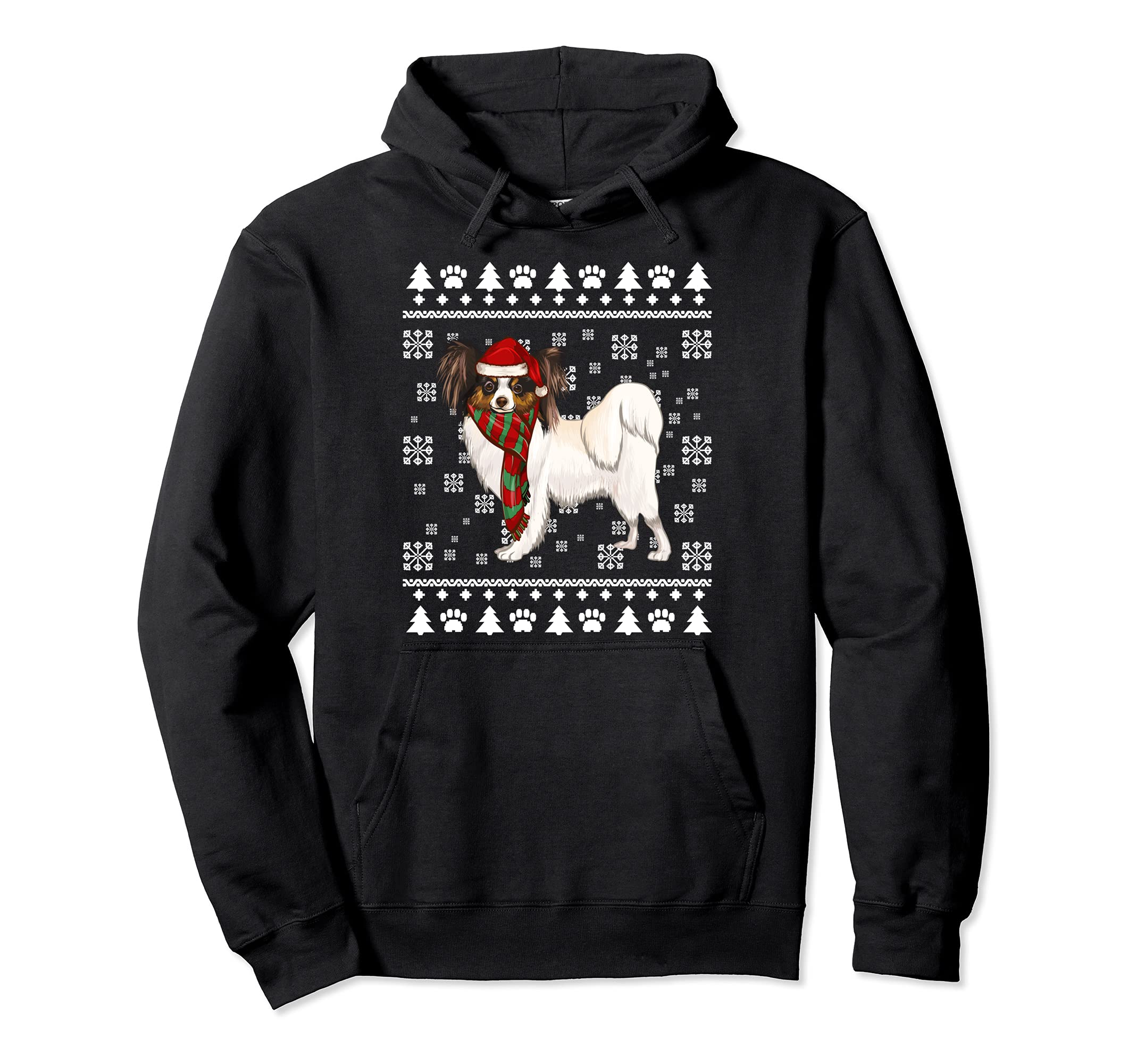 Soft Coated Wheaten Terrier Dog Santa Xmas Ugly Christmas Pullover Hoodie