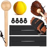 TOBWOLF Baseball Glove Break in Kit, 10PCS with Glove Mallet &amp; Shaper | Shape &amp; Soften New Gloves | Complete Tool Set for Baseball &amp; Softball Players | Includes Wrap, Ball &amp; Glove Locks