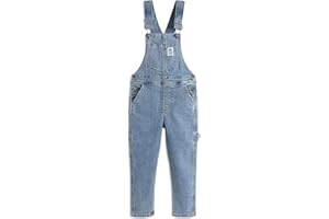 KIDSCOOL SPACE Kids Denim Overalls,Little Big Kids High Stretchy Jean Dungarees Pants