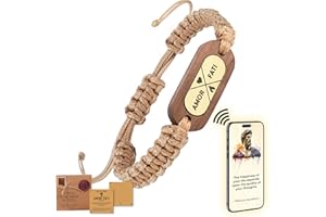 DEARMINE Stoic Gifts for Men and Women, Memento Mori Bracelet, Handmade Jewelry with NFC Technology to Unlock Inspirational Stoic Quotes, Perfect as Stoicism Gifts or Momento Mori Accessories