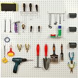 FRIMOONY 140pc Pegboard Hooks Assortment, Bins, Locks for Tool Organizing view 6