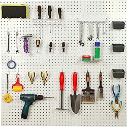 FRIMOONY Pegboard Hooks Assortment with Pegboard