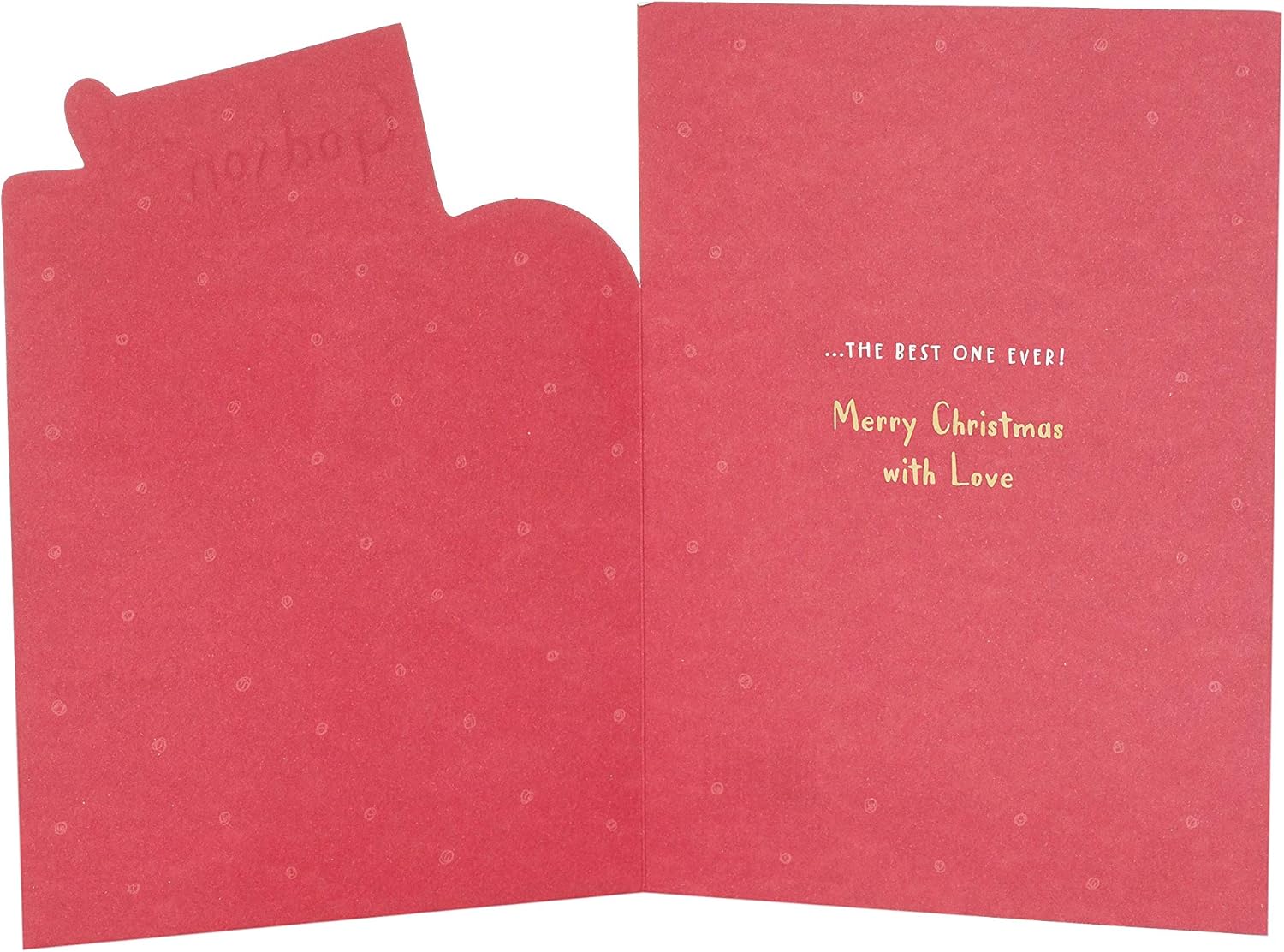 UK Greetings Christmas Card for Godson - Cute Teddy Design, Godson Teddy, 140mm x 195mm - Image 3