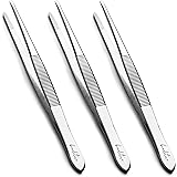 OdontoMed2011 Stainless Steel 6-inch Sewing Machine Tweezers Serrated