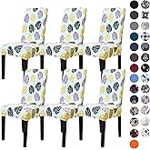 Sufdari Dining Chair Covers,Kitchen Chair Cover,Parsons Chair Slipcover,Spandex Chair Protectors for Dining Room Stretch Chai