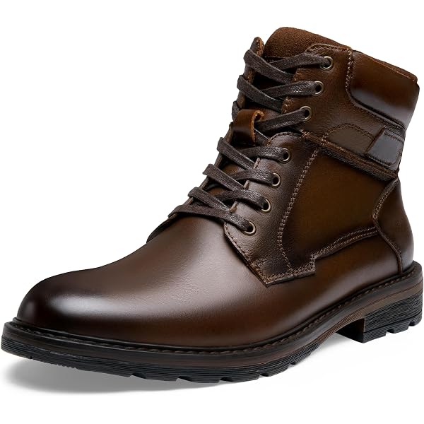 Amazon.com | Dockorio Mens Casual Chukka Boots Leather Dress Boots for Men 