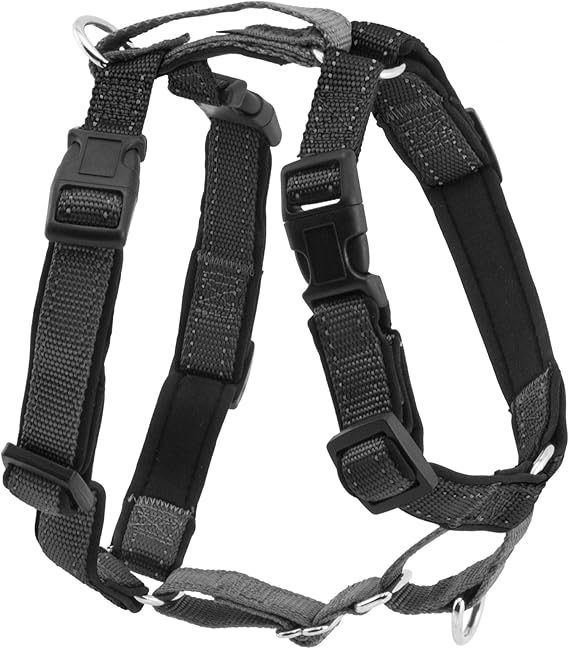PetSafe 3 in 1 Harness and Car Restraint, Large, Black, No Pull, Adjustable, Training for small