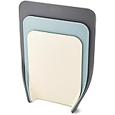 Joseph Joseph Nest Chop Set of Nesting Plastic Cutting Boards 13.25-inch x 10-inch Chopping Board Kitchen Prep Mat with Curved Edges 3-piece., Large
