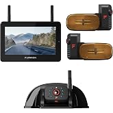 Furrion Vision S+ Wireless 3-Camera RV System with 7" Monitor, FOS7HTAEN | 1080p Rear and Side Views, Touchscreen, Night Vision, LED Marker Lights, SD Recording, Long-Range Link, SD Card Not Included