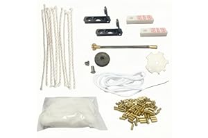WASYDY Lighter Repair Kit，Flint and Wick Set Compatible with Zippo Lighters,Flint Stones,Copper Cotton Wick,Flint Spring, Cotton, Cotton Felt Pad & Rubber Felt Pad,Wick with Needle,Flint Wheel Set