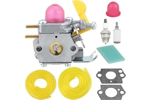HIPA C1U-W24 545081808 Carburetor w Adjustment Tool Tune Up Kit for Poulan Featherlite Weed Eater FL20 FL20C FL23 FL25 FL26 F