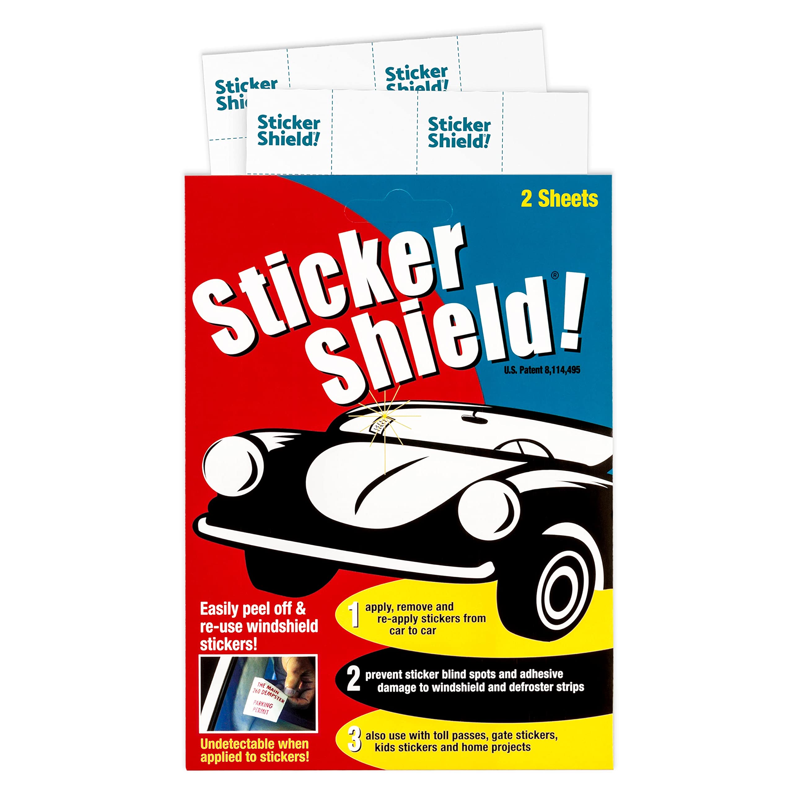 STICKER SHIELD - Windshield Sticker Applicator for