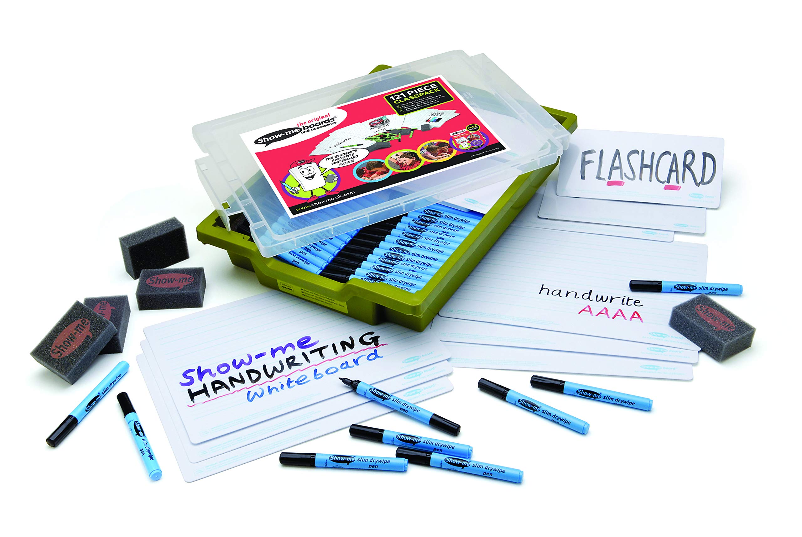 Show-me GTC/HWB Handwriting Whiteboards, Gratnell's Tray Kit (Pack of 30)