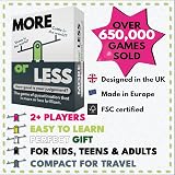 More or Less First Edition Card Game - Judgement Guessing 2 Players view 2