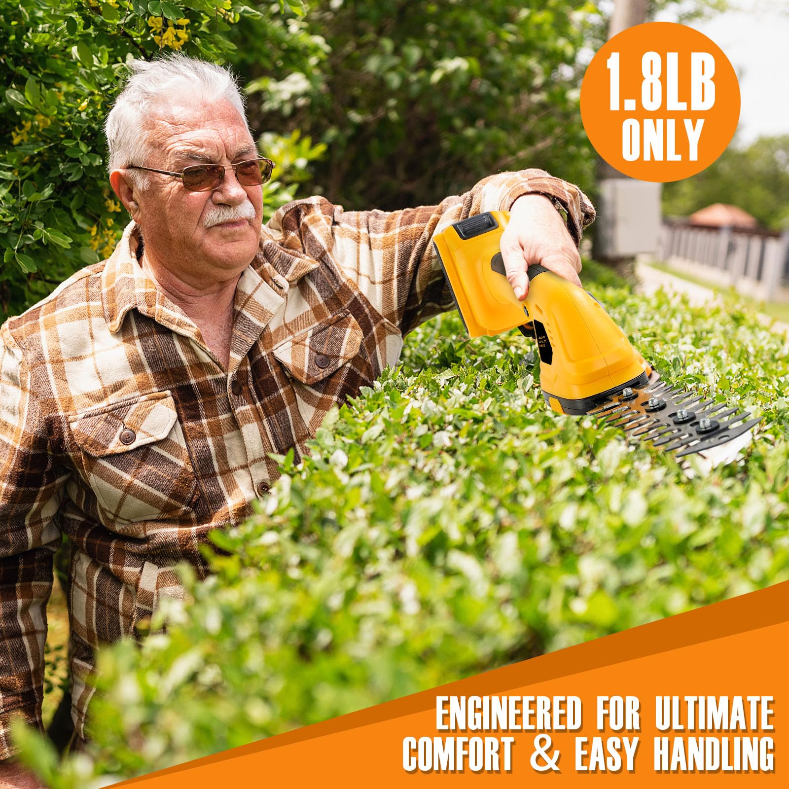 ohyes Cordless Hedge Trimmer