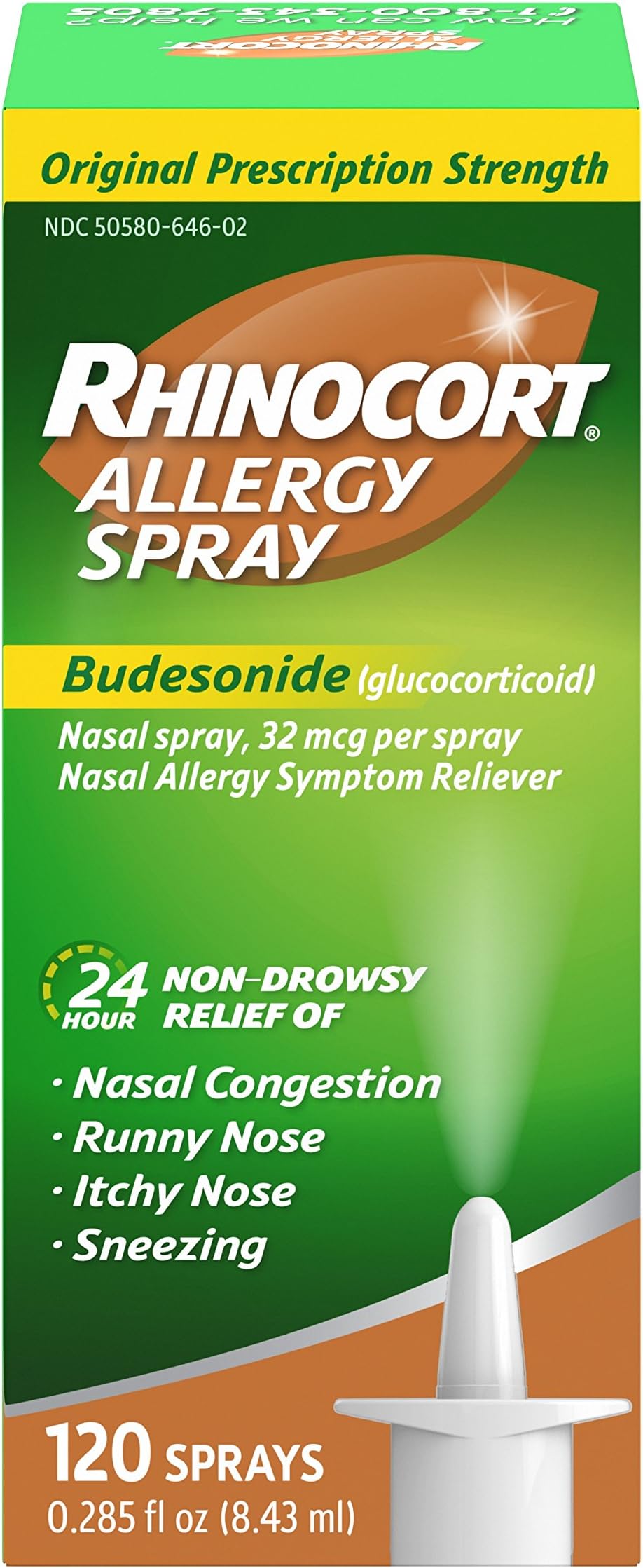 Rhinocort Allergy Spray, 120 Spray