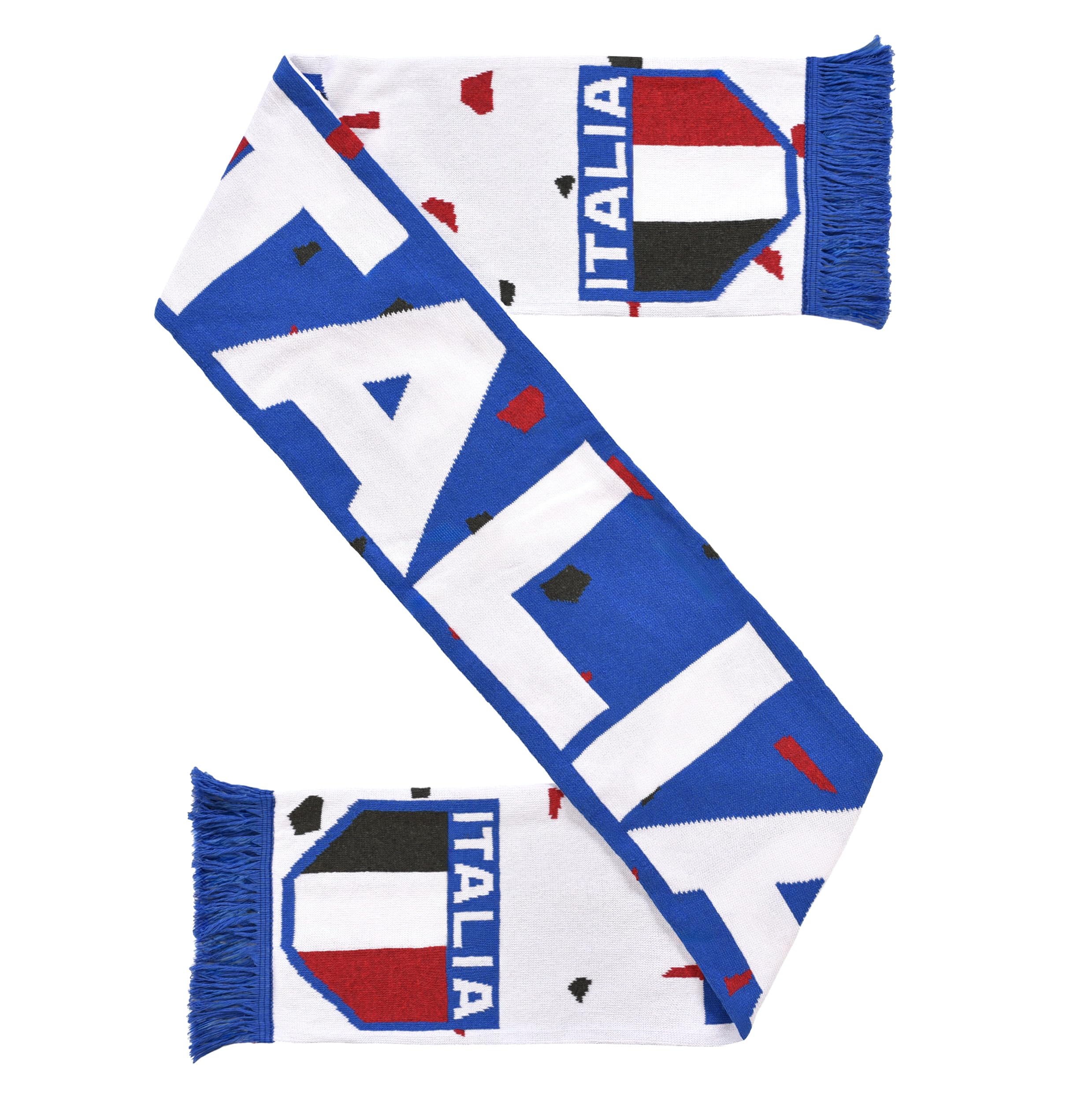 Euroscarves Italy Italia Recycled Cotton Soccer Knit Scarf