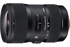 Sigma 18-35mm F1.8 Art DC HSM Lens for Canon, Black (210101)