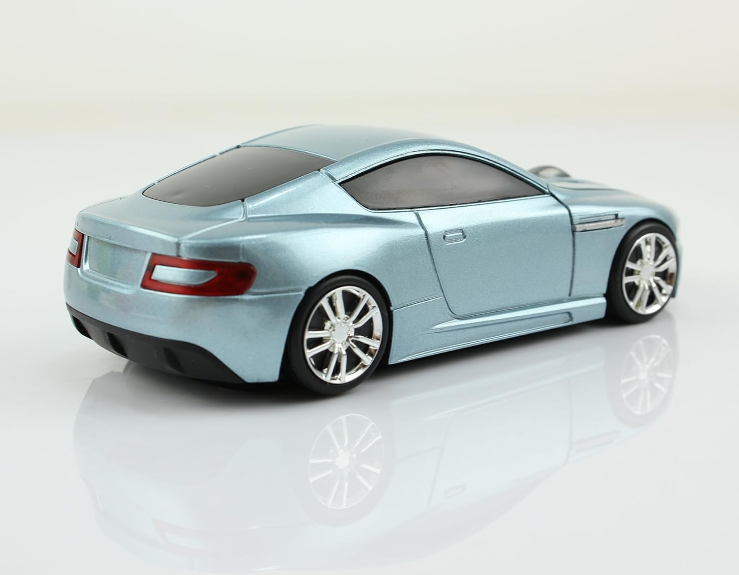 UrChoiceLtd® 2.4GHz Cordless Car Model Wireless Mouse AM Formed Computer Mouse Mice with Nano USB Receiver - Blue - Image 4