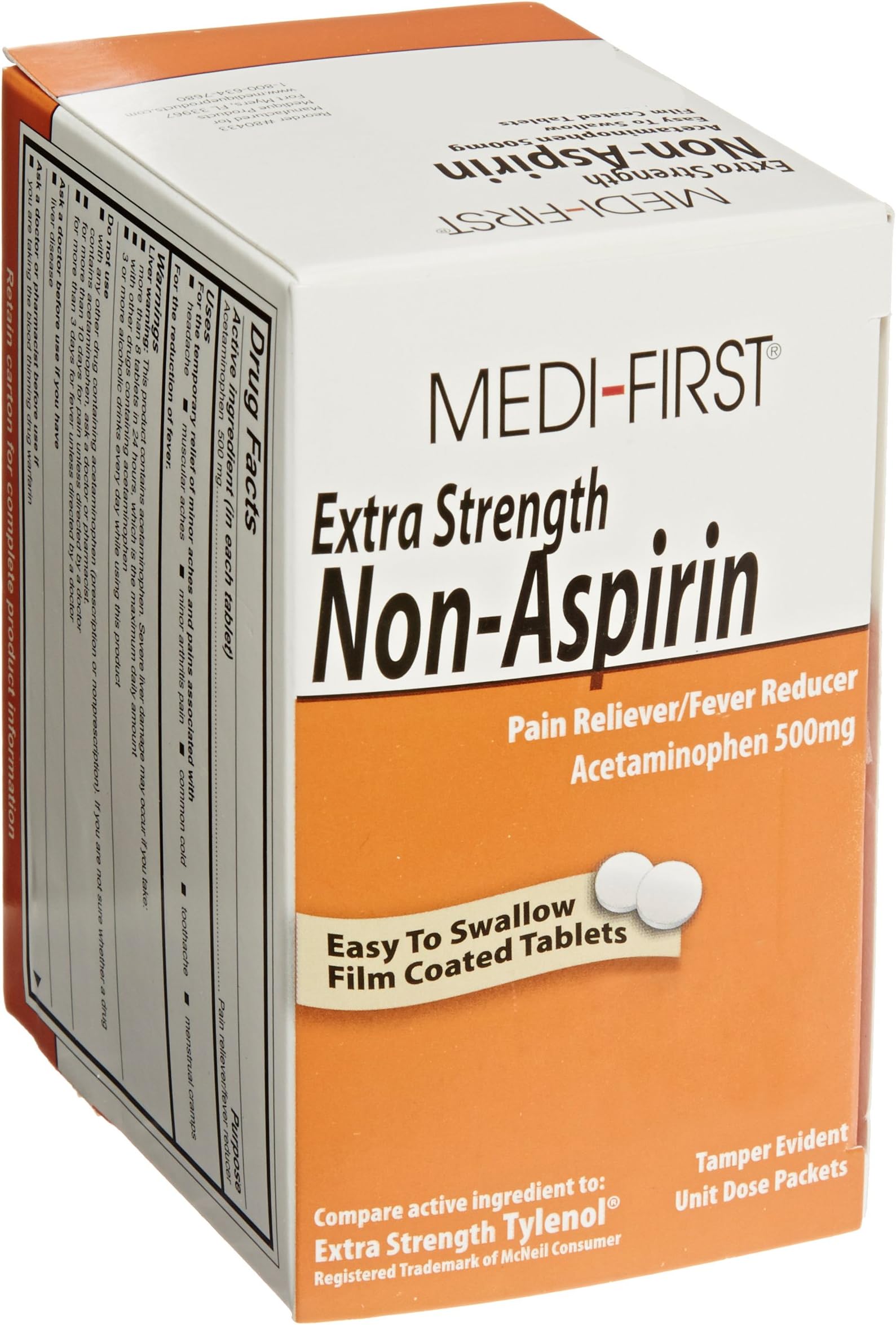 Extra Strength NonAspirin Pain Reliever Comparable to Extra Strength