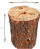 com-four Swedish Fire Log with Wick Campfire Cooking Garden Torch view 4