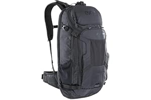 EVOC Sports Fr Trail E-ride Protector Backpacks, Unisex, 100114100-M/L, Black, M/L