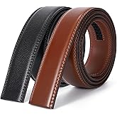 BELTROAD Ratchet Belt Strap for Men Leather Belts Without Buckle Replacement Leather Belt Strap Only 35mm for 40mm Buckle