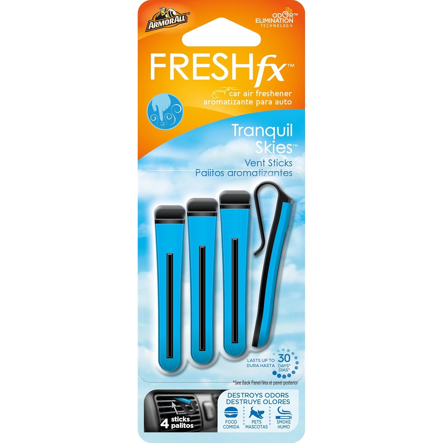 Armor All 185374PK FRESH fx Car Air Freshener Vent Sticks