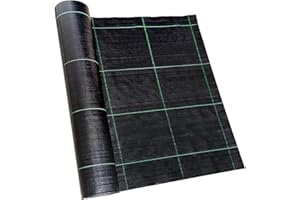 Vanver 4ft x 100ft Landscape Fabric -Heavy Duty Weed Barrier Fabric for Landscaping, Weed Blocker Cloth,Geotextile Fabric for Garden, Driveway & Ground Cover, Garden Weed Mats,Grid Design
