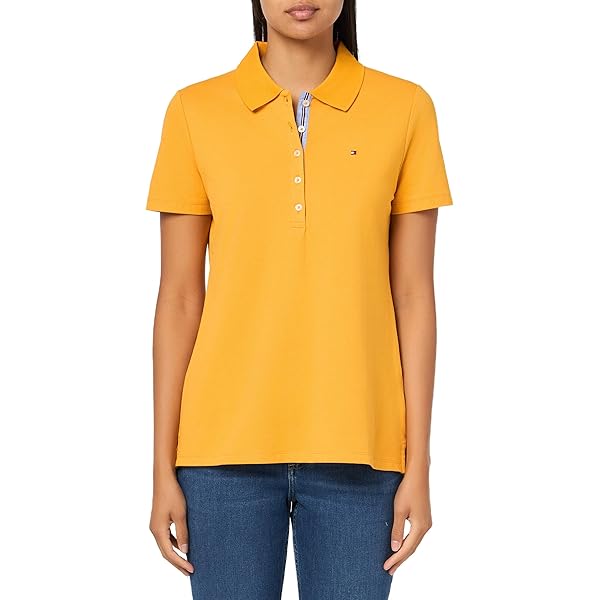 売れ筋商品|||トミー ヒルフィガー カットソー トップス レディース Women's Mixed Media Cornell Polo Shirt Sky Captain Tommy Hilfiger Women's Mixed Media Cornell Polo Shirt - Macy's
