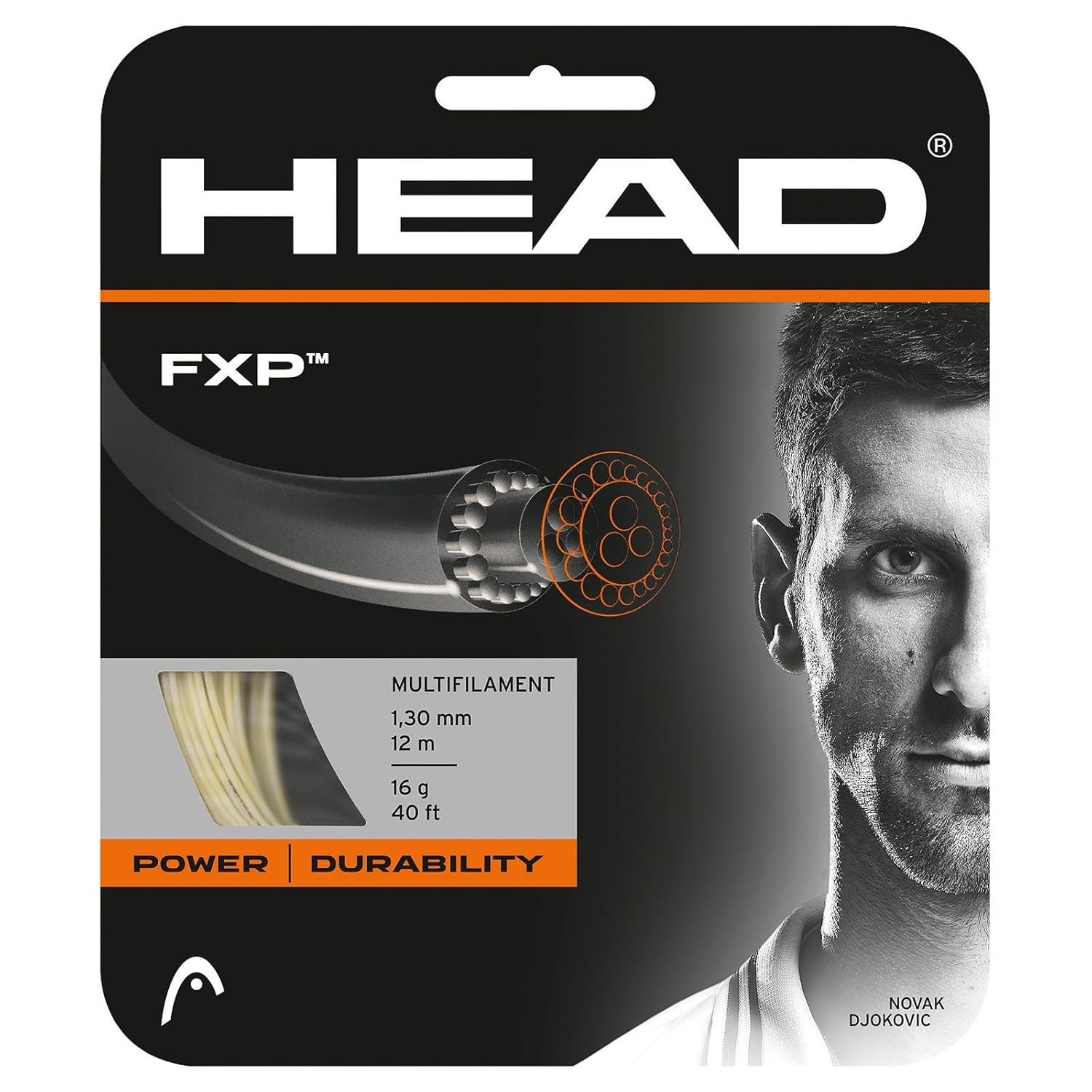 Tennis & Racquet Sports Head FXP 16g Tennis String Tennis Sports