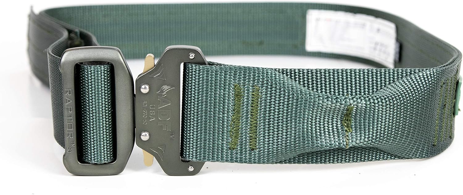 Fusion Tactical Military Police Riggers Belt Foliage Green Large 38-43"/2" Wide : Hunting Game Belts And Bags : Clothing