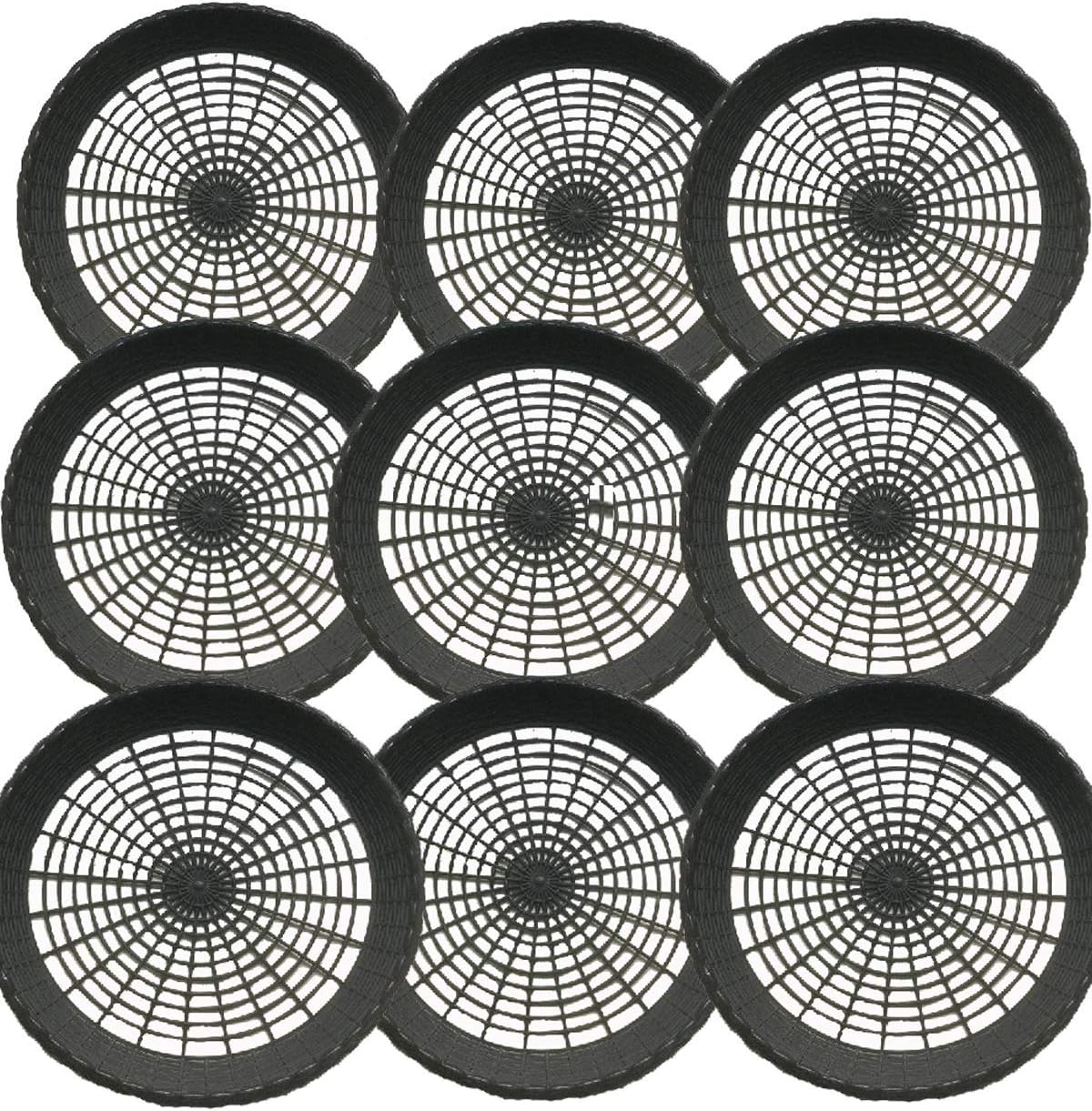 Pack of 99" Black Plastic Reusable Paper Plate Holder Kitchen & Dining