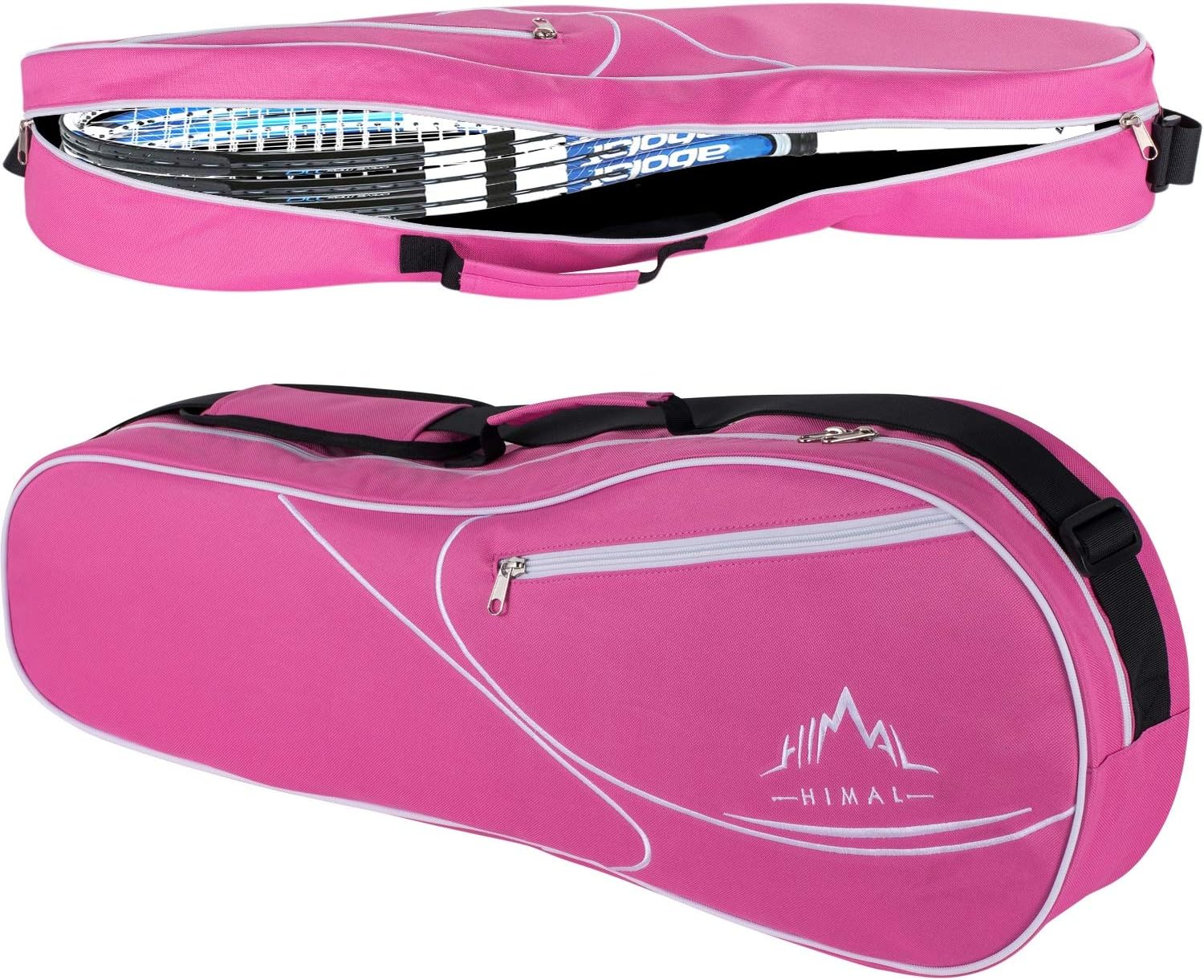 Himal 3 Racquet Tennis-Bag Premium Tennis-Racket-Bag with Protective Pad, Professional or Beginner Tennis Players, Lightweight Tennis Bag for All Ages (Blue) : Sports & Outdoors