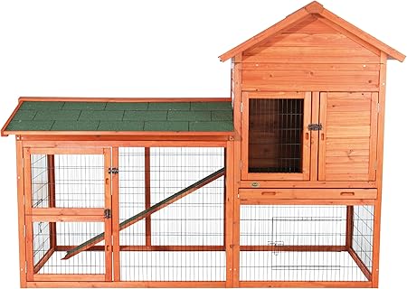 trixie extra large rabbit hutch with attic