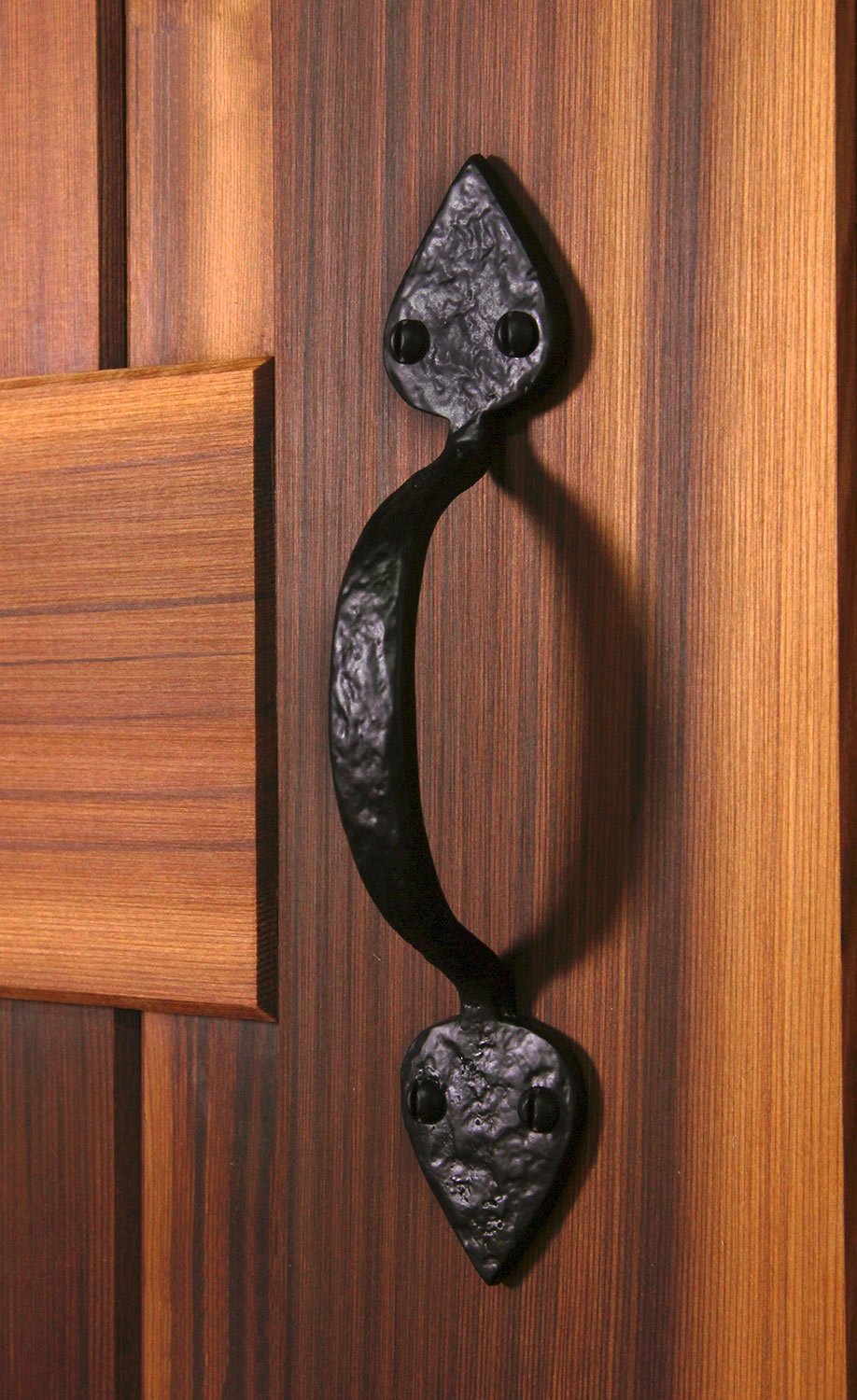 Iron Valley 4-3/4" Locking Hasp - Solid Cast Iron With Black Powder Coat - Rust Resistant Hardware