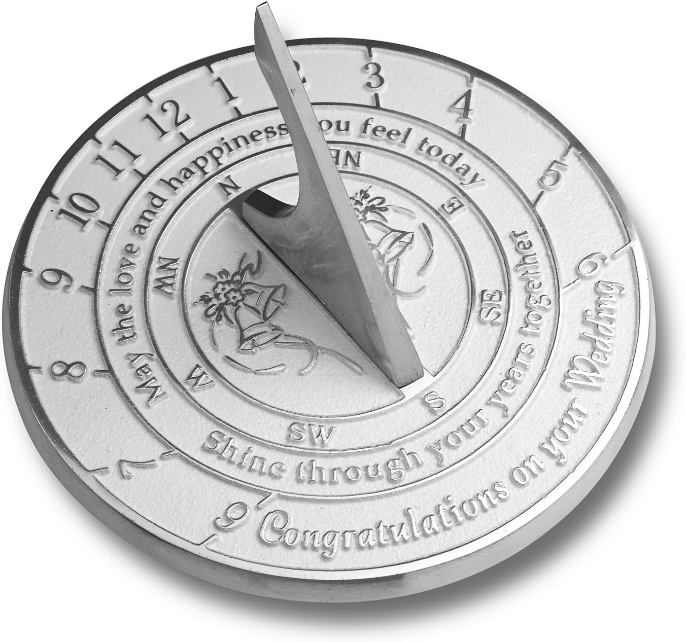 The Metal Foundry Unique Wedding Gift Idea for A Special Couple. A Years Together Sundial Makes A Great Marriage Present for The Bride and Grooms Garden Or Home Décor Ornament UK
