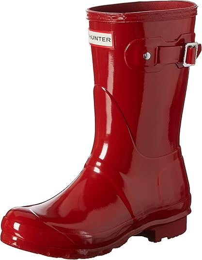 Amazon ハンター レインブーツ オリジナルショートグロス Hwfs1000rgl Hunter ハンター レインシューズ