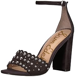 Sam Edelman Women's Yaro Heeled Sandal, Black, 10.5