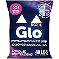 Boxie® Glo™ 30 Day Odor Control Clumping Clay Cat Litter, 40 lb, Multi-Cat, 99.9% Dust-Free, Low Tracking, UV Light Attractant, Superior Clumping for Easy Scooping