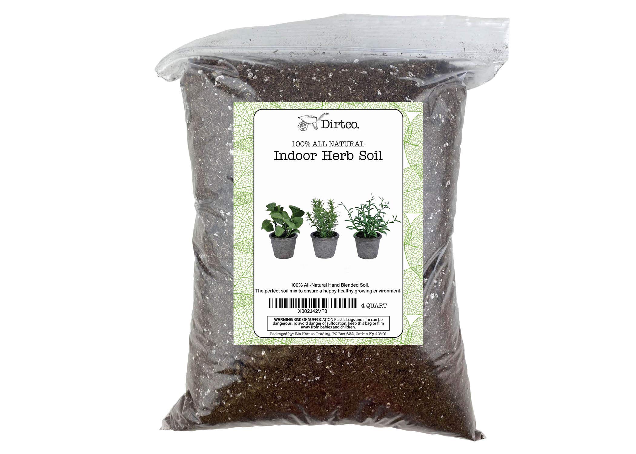 Soil Mixture for Indoor Herb Planters, Specially Blended Soil Mixture