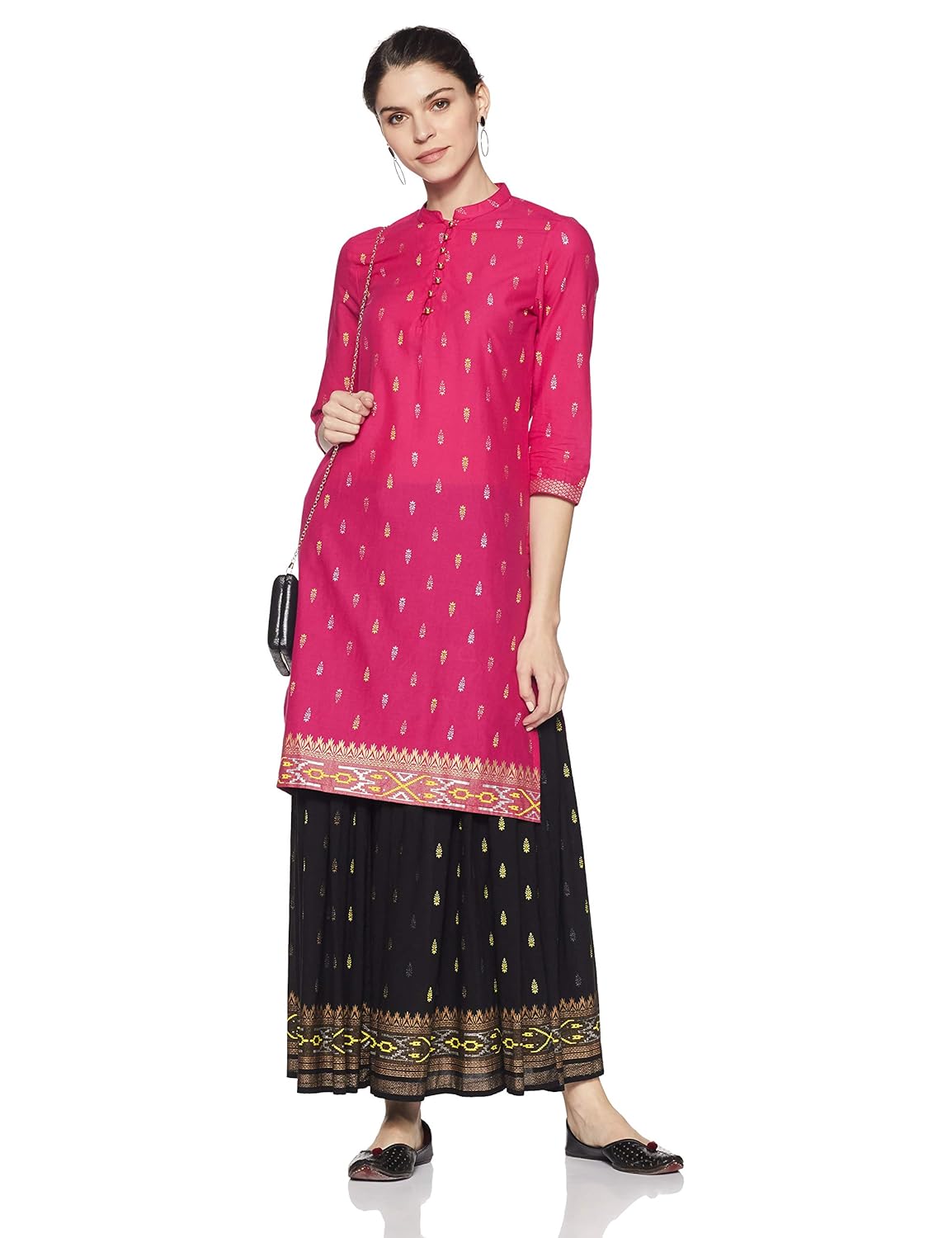 amazon brand - myx women's straight kurta