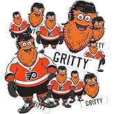 Desert Cactus Philadelphia Flyers Sticker Philly Team Gritty Mascot NHL Team National Hockey League Vinyl Decal Laptop Water Bottle Car Scrapbook (Type 1 Mascot)